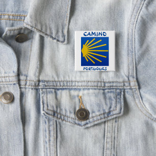 Bóton Quadrado 5.08cm Camino de Santiago A rua James 0004