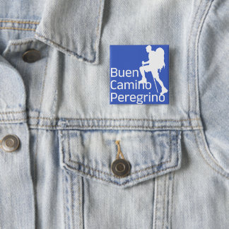 Bóton Quadrado 5.08cm Camino de Santiago A rua James 0328