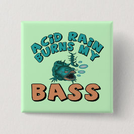 Bóton Quadrado 5.08cm Camisas e presentes de Earthday T