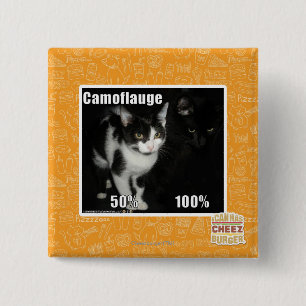 Bóton Quadrado 5.08cm Camuflagem