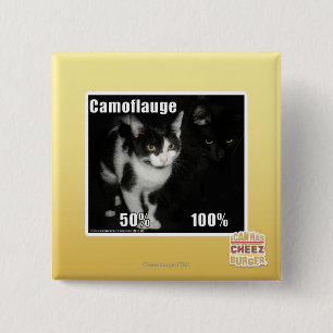 Bóton Quadrado 5.08cm Camuflagem