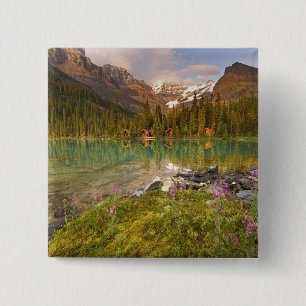 Bóton Quadrado 5.08cm Canadá, Colúmbia Britânica, Parque Nacional Yoho.