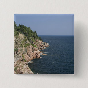 Bóton Quadrado 5.08cm Canadá, Nova Escócia, Ilha do Cabo Breton, Cabot 2