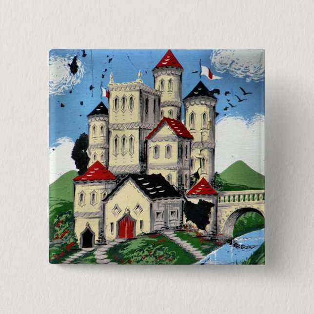 BÓTON QUADRADO 5.08CM CANAIS (Frente)