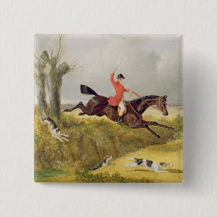 Bóton Quadrado 5.08cm Cancelando uma vala, 1839 (óleo no painel)