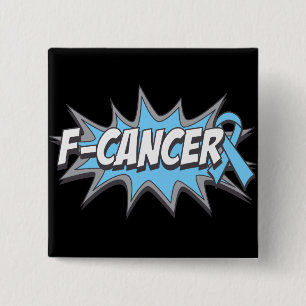 Bóton Quadrado 5.08cm Cancer da F-Próstata