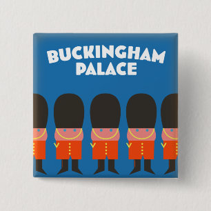 Bóton Quadrado 5.08cm Caneca de café gigante Palácio de Buckingham Londr