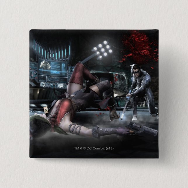 Bóton Quadrado 5.08cm Captura de tela: Harley vs Nightwing 2 (Frente)