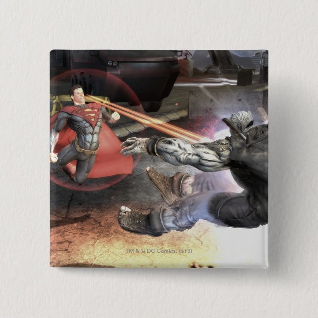 Bóton Quadrado 5.08cm Captura de tela: Superman vs Batman 2 (Frente)