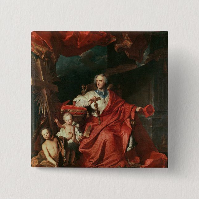 Bóton Quadrado 5.08cm Cardinal de Caldo Abertura (Frente)