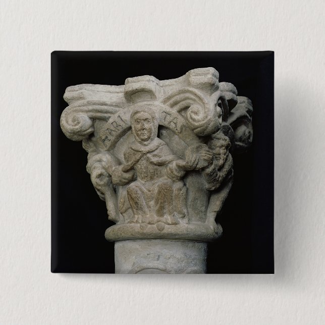 Bóton Quadrado 5.08cm Caridade (Frente)