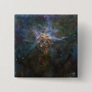 Bóton Quadrado 5.08cm Carina Nebula - Pilares formadores de estrelas