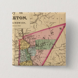 Bóton Quadrado 5.08cm Carleton Co, NB