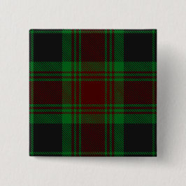 Bóton Quadrado 5.08cm Carlow County Irish Tartan