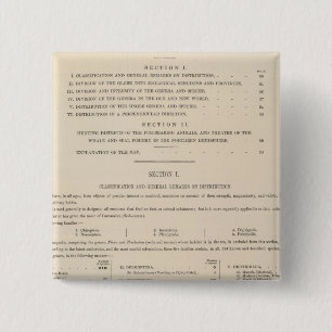 Bóton Quadrado 5.08cm Carnivora da Geografia Zoológica