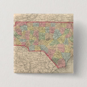 Bóton Quadrado 5.08cm Carolina do Norte 8