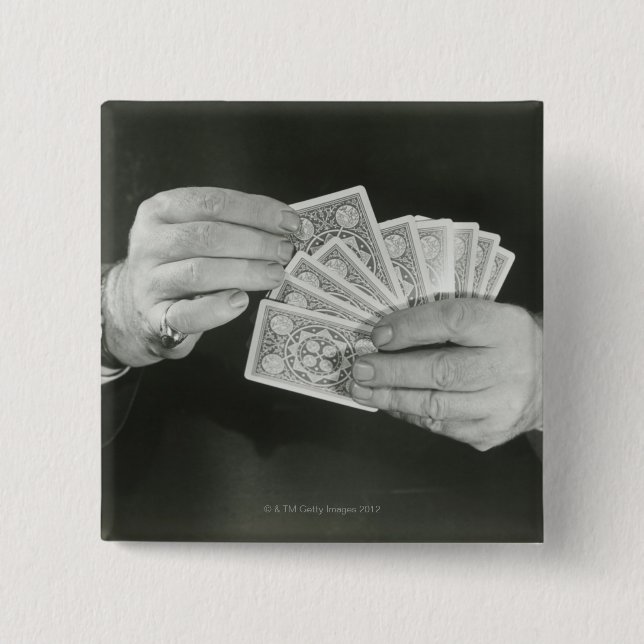 Bóton Quadrado 5.08cm Cartões de jogo (Frente)