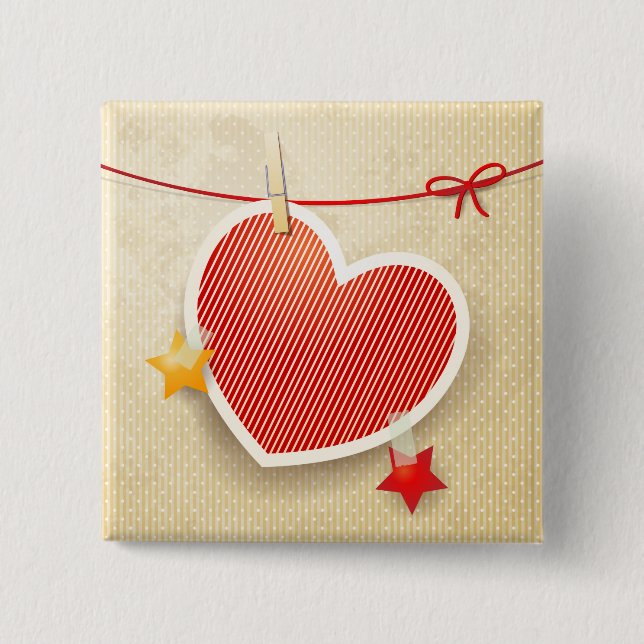 Bóton Quadrado 5.08cm Cartucho de papel (Frente)