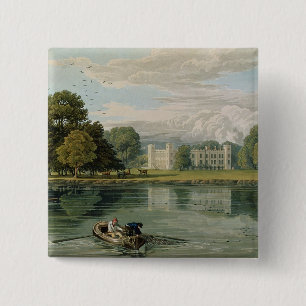 Bóton Quadrado 5.08cm Casa de Sion, gravada por Robert Havell