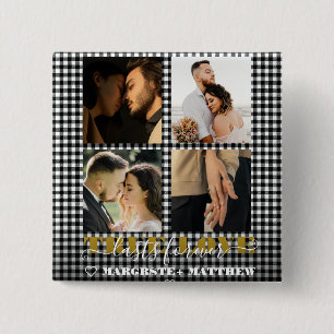 Bóton Quadrado 5.08cm Casal Romântico Verdadeiro Amor 4 Foto e Cotação