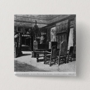Bóton Quadrado 5.08cm Casas de Victor Hugo
