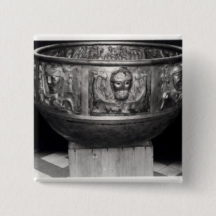 Bóton Quadrado 5.08cm Cast of Gundestrup Cauldron