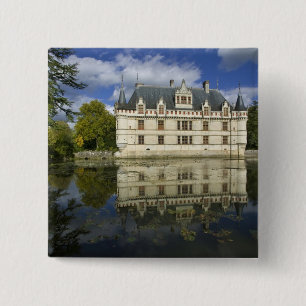 Bóton Quadrado 5.08cm Castelo de Azay-le-Rideau, Indre-et-Loire, 4