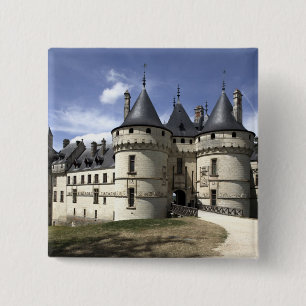 Bóton Quadrado 5.08cm Castelo de Chaumont-Sur-Loire.