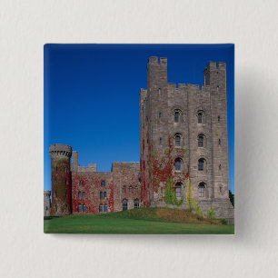 Bóton Quadrado 5.08cm Castelo de Penrhyn, Gwynedd, País de Gales 2