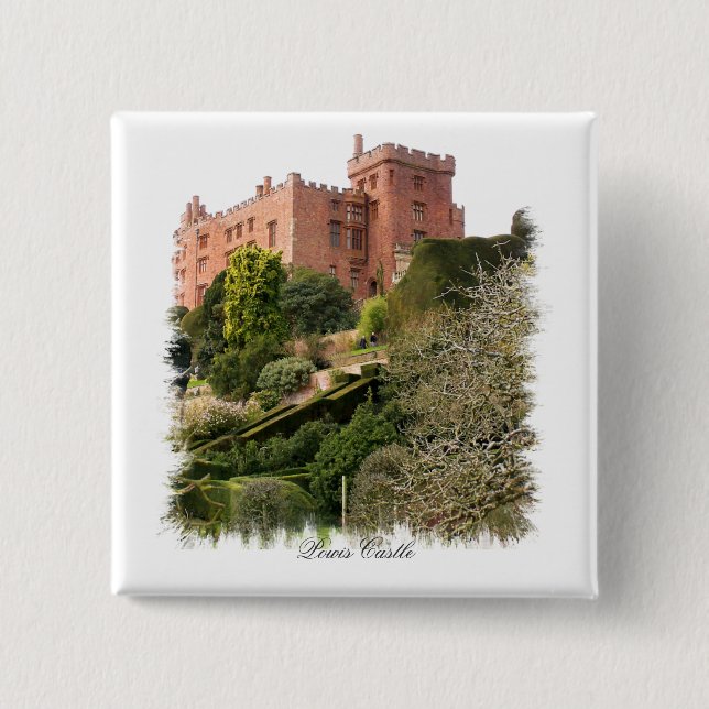 BÓTON QUADRADO 5.08CM CASTELOS WELSH (Frente)