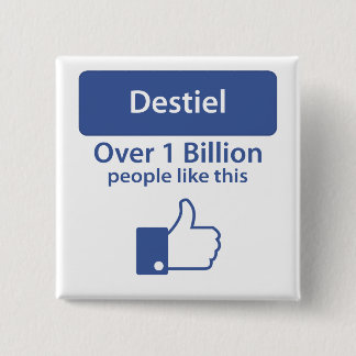 Bóton Quadrado 5.08cm Castiel