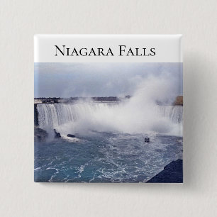 Bóton Quadrado 5.08cm Cataratas em ferradura