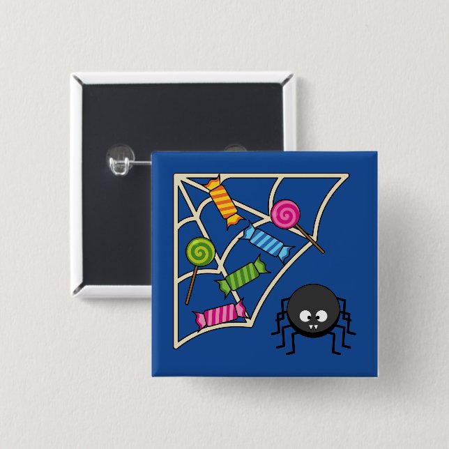 Bóton Quadrado 5.08cm Catcher Spider (Frente & Verso)