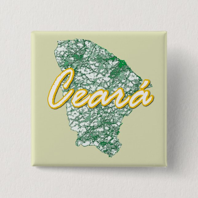 Bóton Quadrado 5.08cm Ceara (Frente)