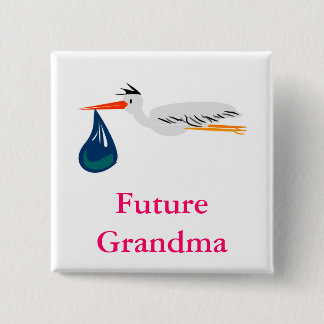 Bóton Quadrado 5.08cm Cegonha