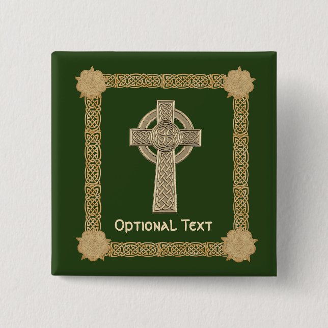 Bóton Quadrado 5.08cm Célula Personalizada (Frente)