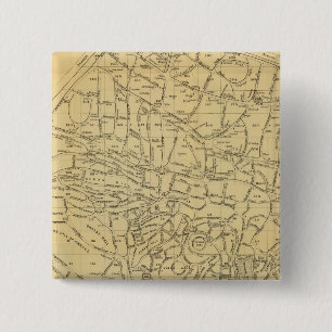 Bóton Quadrado 5.08cm Cemitério de Madeira Verde