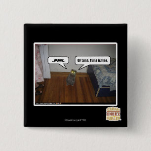 Bóton Quadrado 5.08cm cérebros