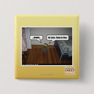 Bóton Quadrado 5.08cm cérebros