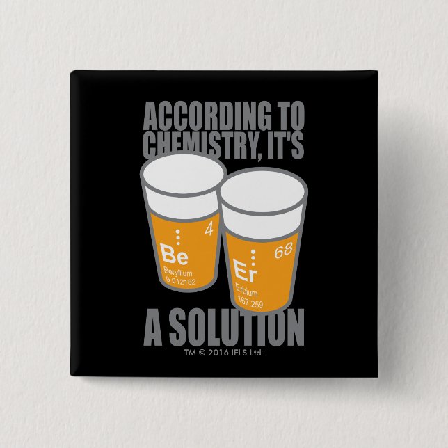 BÓTON QUADRADO 5.08CM CERVEJA (Frente)