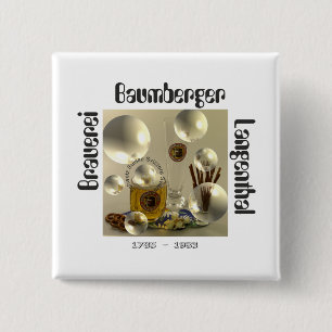Bóton Quadrado 5.08cm Cervejaria Baumberger Langenthal Button