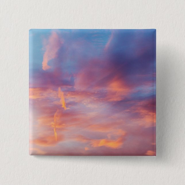 Bóton Quadrado 5.08cm céu limpo (Frente)