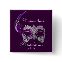 "Chá de panela" - Máscara de Mascarada de rendas