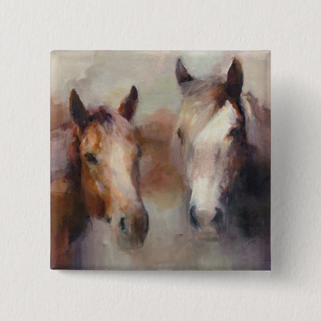 Bóton Quadrado 5.08cm Chamejando o oeste (Frente)