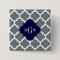 Charcarvão branco marroquino #5 Marinho 3 Monogram