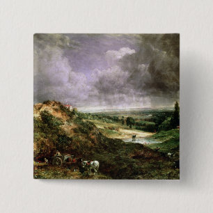 Bóton Quadrado 5.08cm Charneca de John Constable Hampstead
