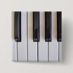 Bóton Quadrado 5.08cm Chaves para piano