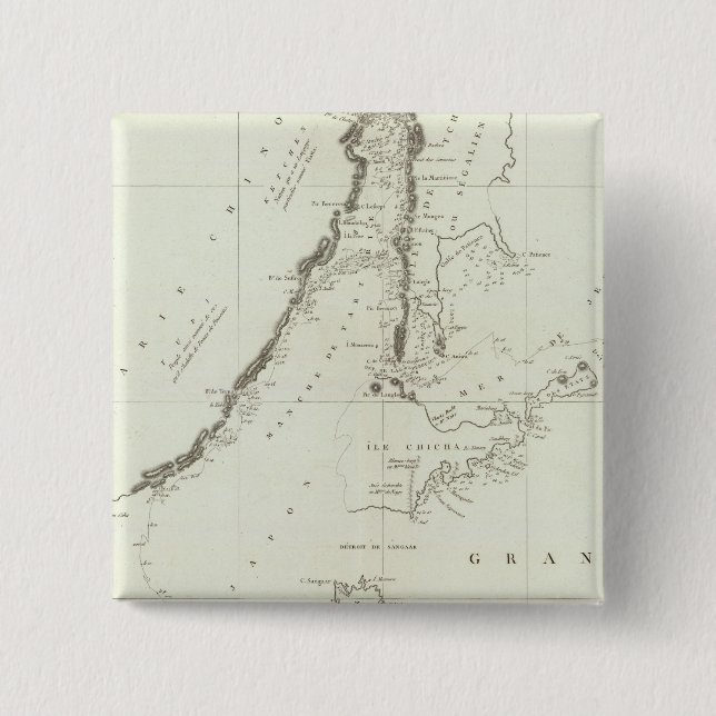 Bóton Quadrado 5.08cm China 4 (Frente)