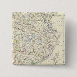 Bóton Quadrado 5.08cm China, Japão