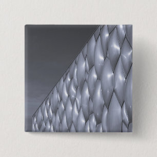 Bóton Quadrado 5.08cm China, Pequim. Centro Aquático Nacional